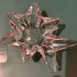 Vintage Mikasa Holiday Star-Shaped Votive Holder